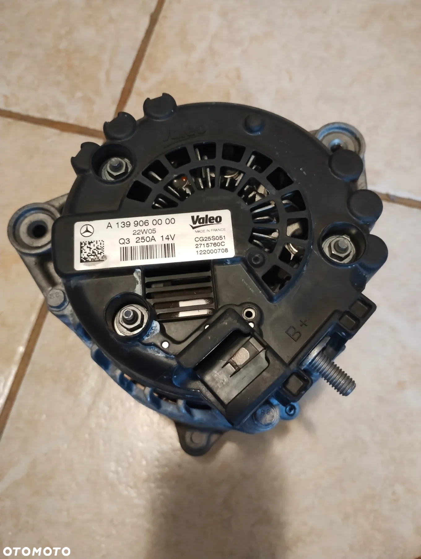 Alternator Oryginał Mercedes GLA CLE CLA A45 Valeo C118 W177 - 2