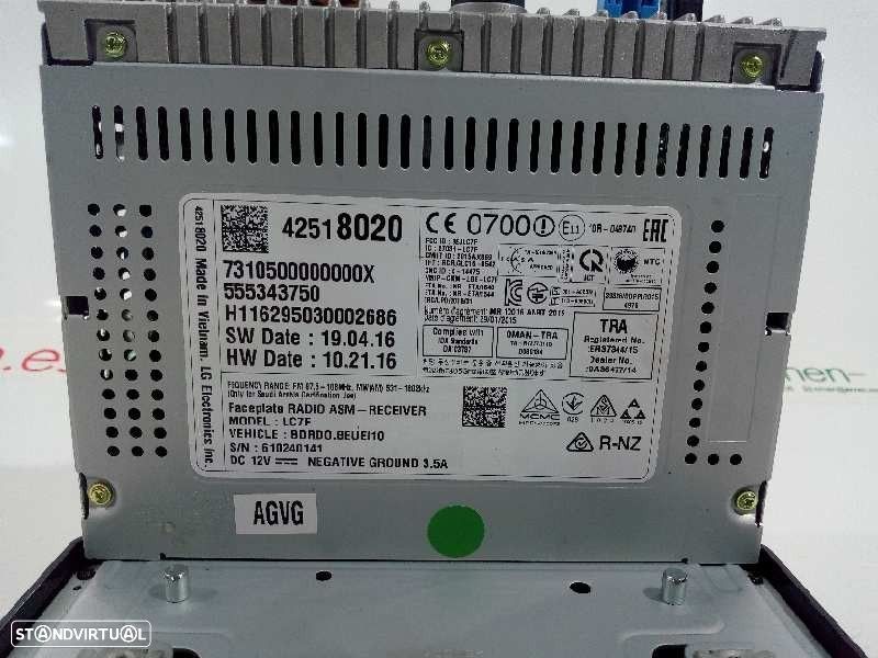 SISTEMA AUDIO / RADIO CD OPEL CORSA E 2017 - 1