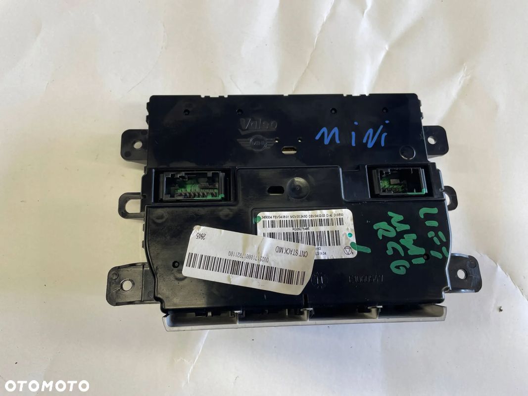 MINI COOPER R56 LIFT PANEL KLIMATYZACJI 3456304 - 1