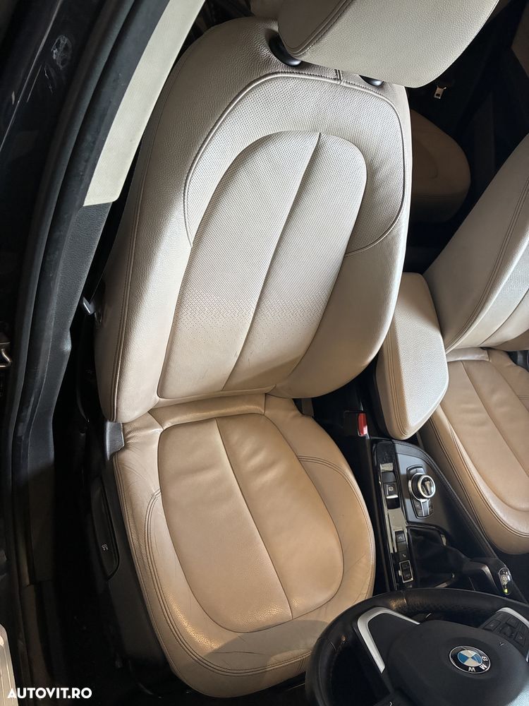 Scaune piele  bej cu incalzire bmw x1 f48 - 1