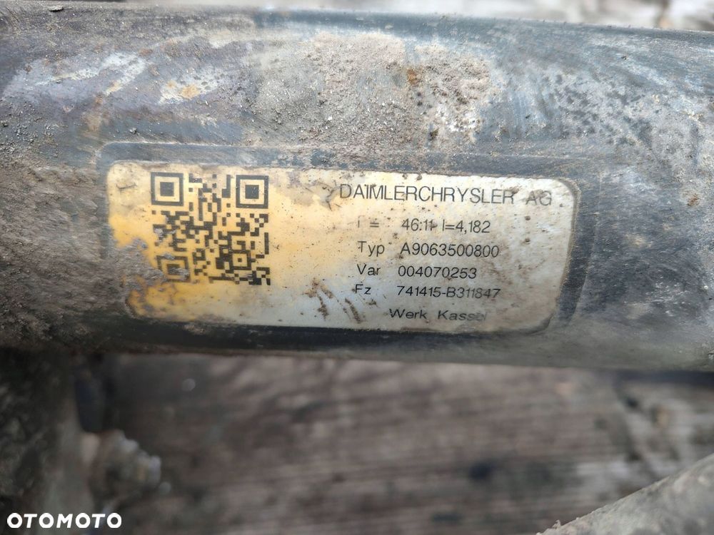 BELKA MOST TYLNY DYFER A9063500800 46/11 MERCEDES SPRINTER W906 2.2 CDI 311 - 3