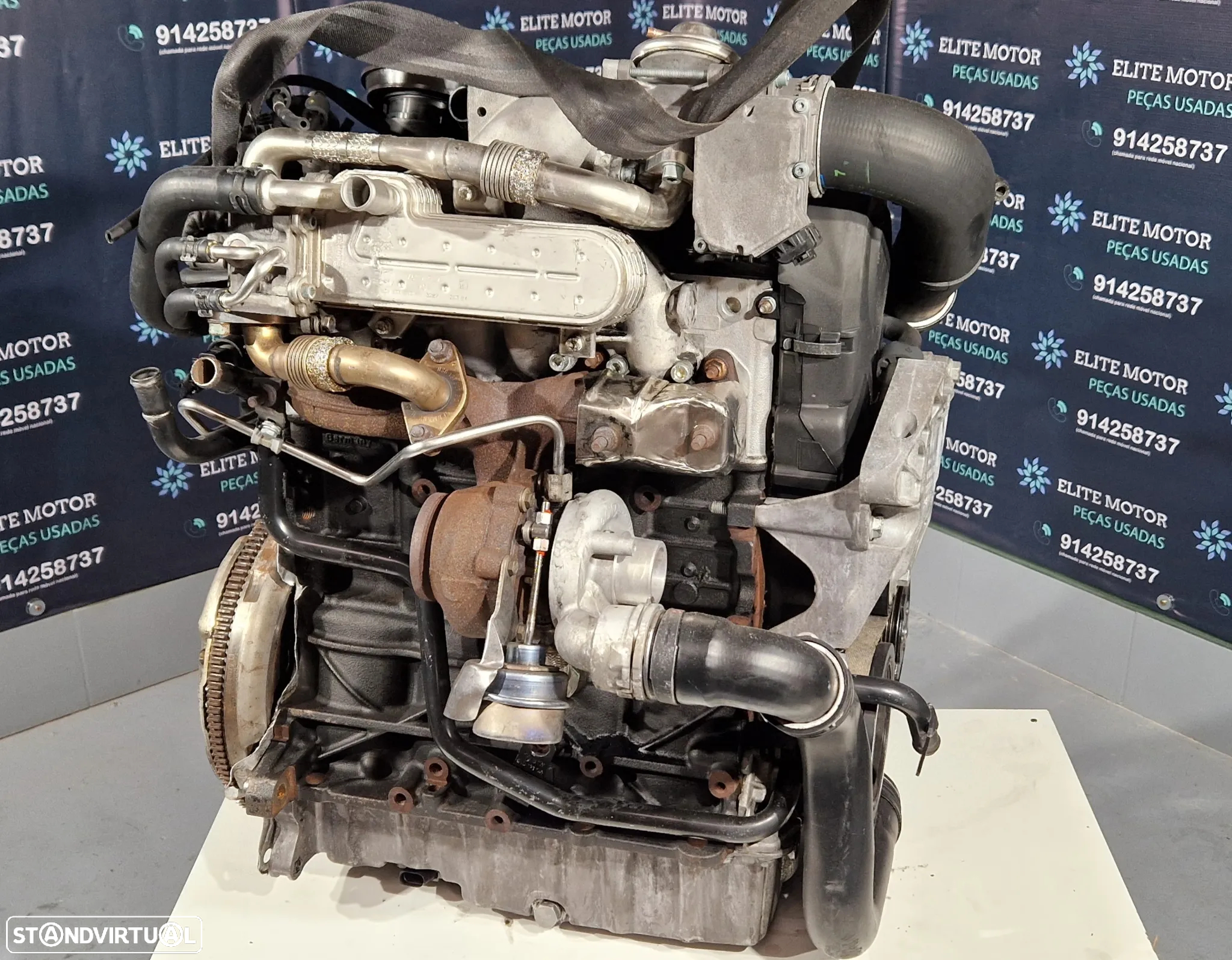 Motor usado BKC SEAT LEON 1P 1.9 TDI 105CV VW JETTA GOLF V 5 AUDI A3 8P - 7