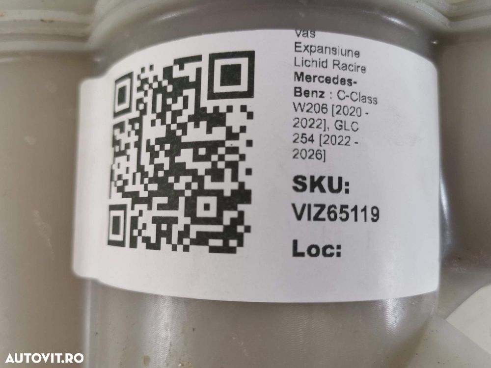 Vas Expansiune Lichid Racire Mercedes-Benz  C-Class W206 2020 2021 202 - 8