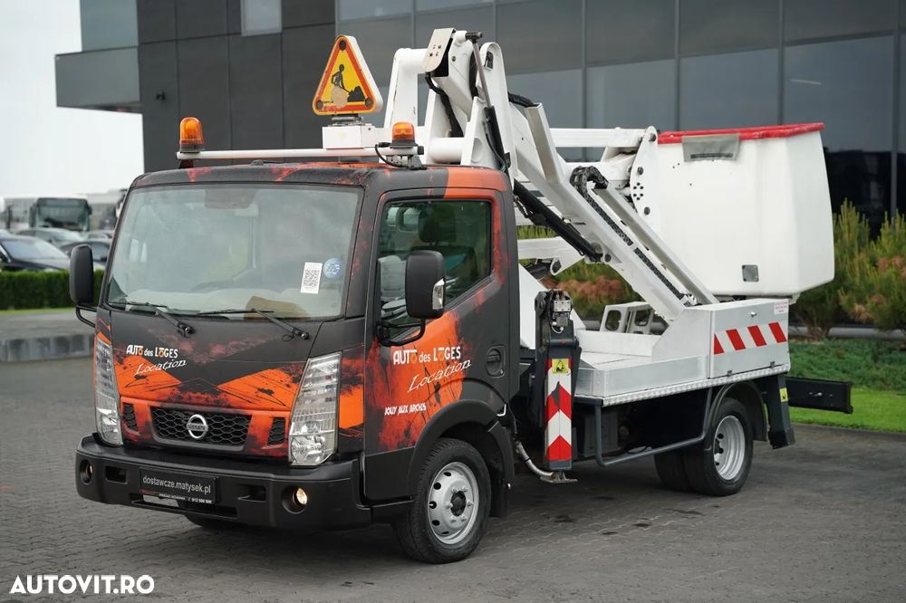 Nissan CABSTAR / ZWYŻKA 16,3 METRÓW / FRANCE ELEVATEUR /  BLIŹNIAK / UDŹWIG - 200 kg / 4 PODPORY / - 9
