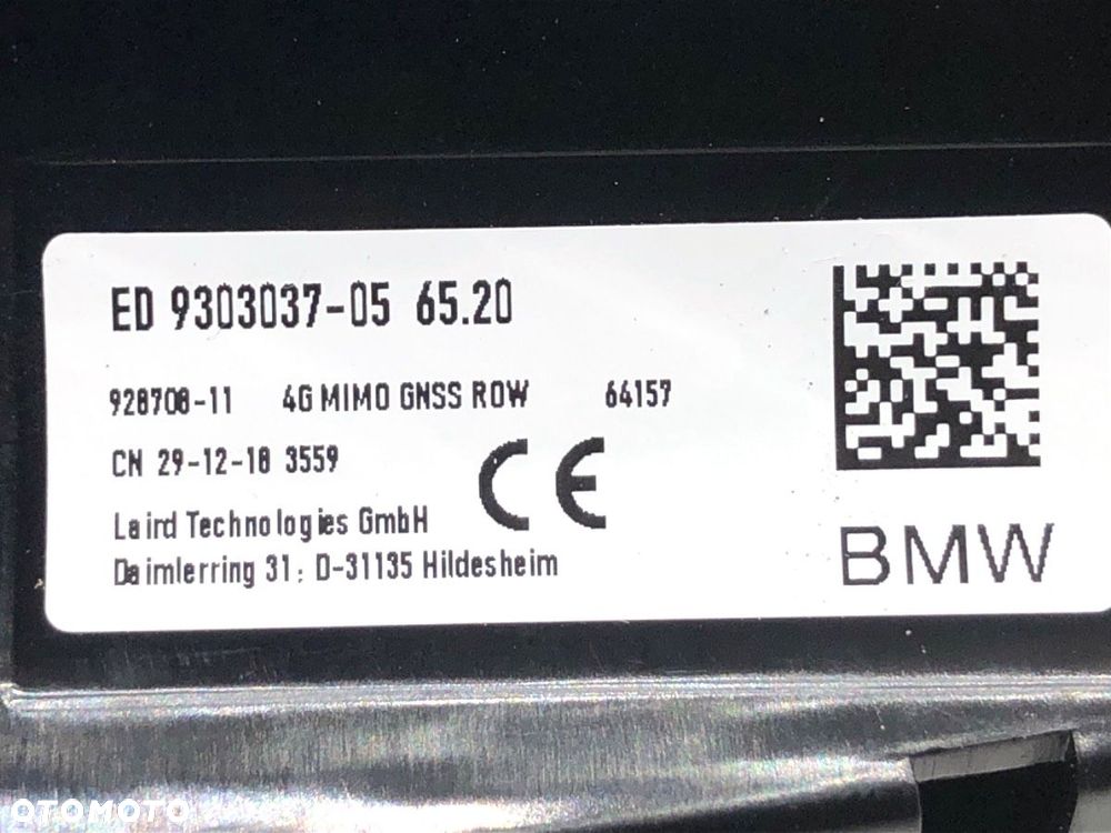 ANTENA  BMW 5 (G30, F90) 2016 - 2022 530 e Plug-in-Hybrid 135 kW [184 KM] Hybryda silnik benzynowy / - 10