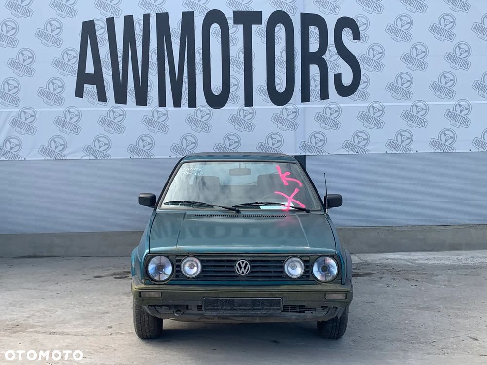 VOLKSWAGEN GOLF 2 1992 *SAMOCHÓD NA CZĘŚCI* 4576 MASKA, LAMPA, DRZWI, LUSTERKO, ZDERZAK, GRILL, BŁOTNIK, KLAPA, BELKA, DESKA, FOTELE, KANAPA, ĆWIARTKA KIEROWNICA, TARCZE, ZACISKI, ZAWIESZENIE, KOMPLETNY PRZÓD, KOMPLETNY TYŁ, LICZNIK, ZEGARY, PRAWE LEWE PRZÓD TYŁ - 4
