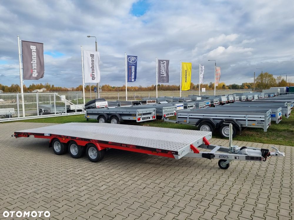 TA-NO Scorpio 55 PREMIUM laweta 3 osiowa 5.5m 3500kg DMC najazdy niski załadunek - 2