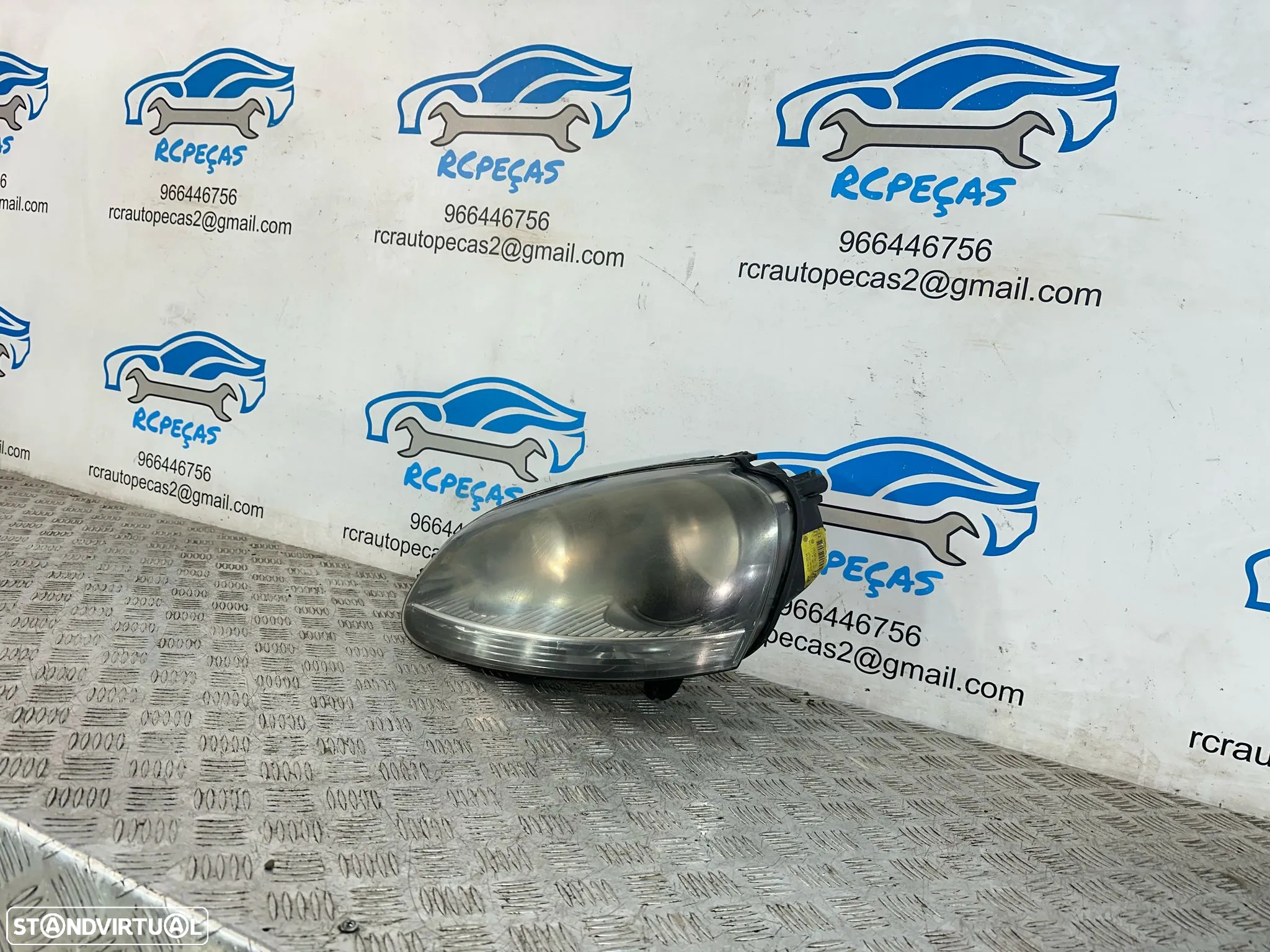 .Otica Farol Esquerda Original Halogénio VW Volkswagen Golf 5 MK5 V Variant Jetta 1K6941005AA 2003 – 2010 - 4