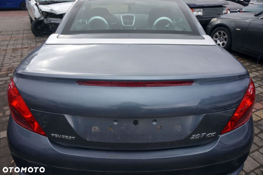 KLAPA BAGAŻNIKA TYLNA 207 CC CABRIO KTHC  SZARY PEUGEOT 2007-2009 - 1
