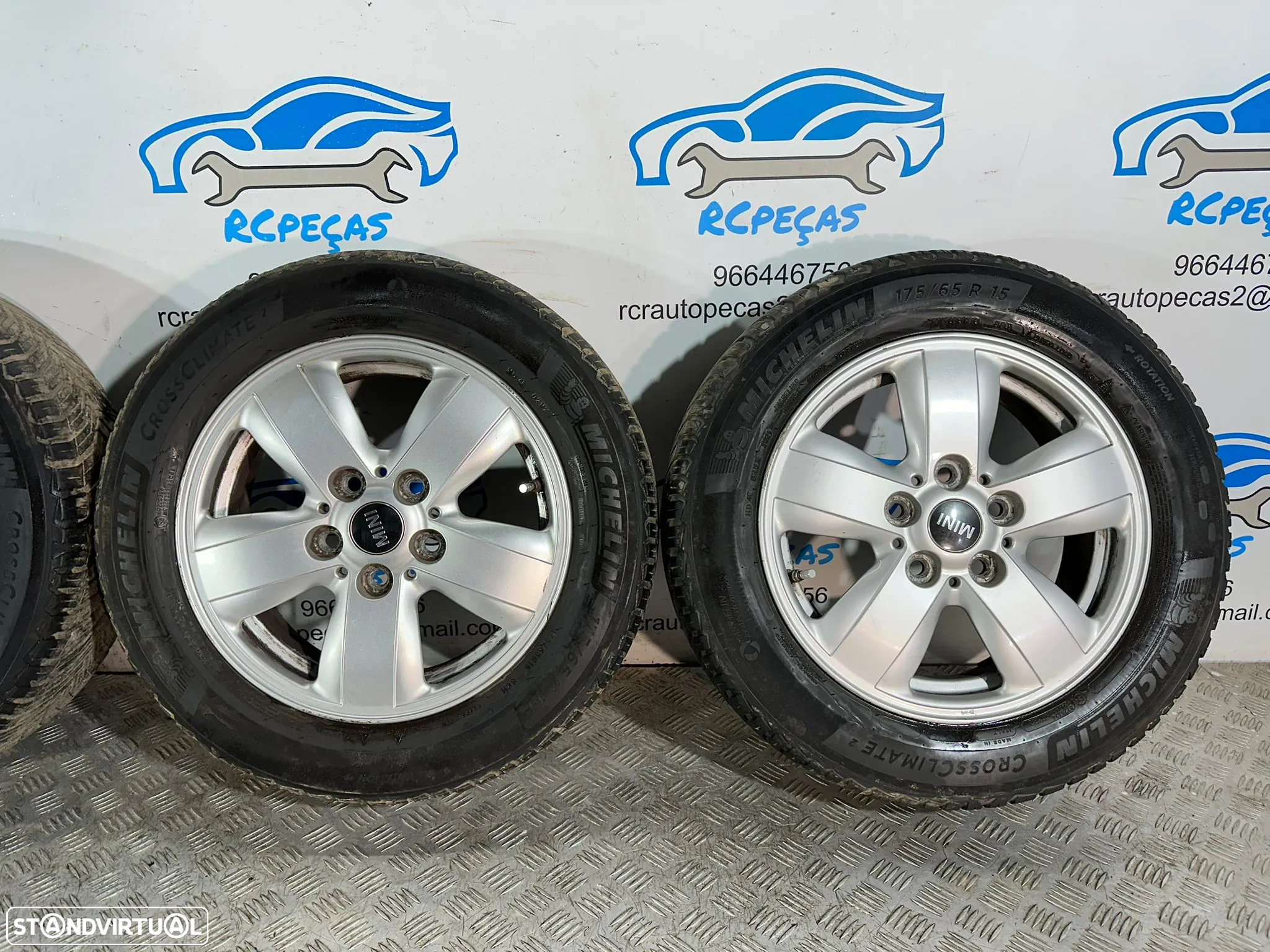 .Conjunto Jantes 15 Mini Cooper One 5x112 5.5J ET46 6855101 - 5