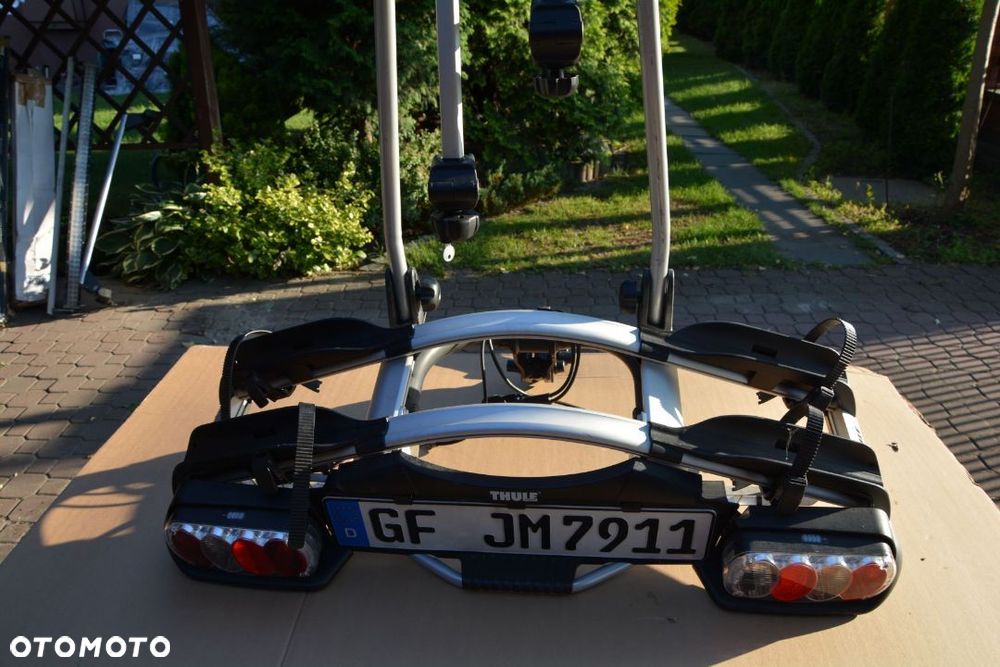 Thule  bagażnik na hak na 2 rowery aluminiowy klucz oryginał - 1