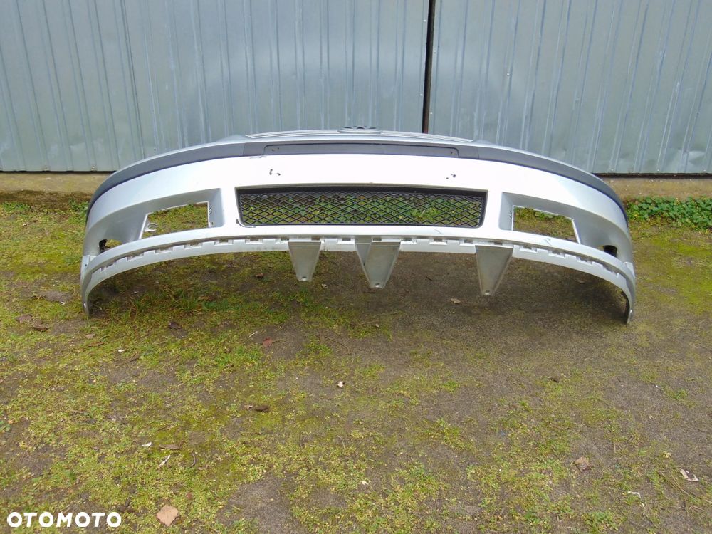 Zderzak przedni przód LA7W srebrny VW Volkswagen Sharan I FL lift 04-10r - 2