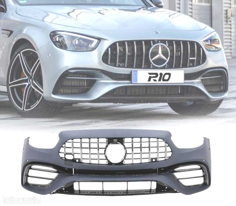 PARA-CHOQUES FRONTAL MERCEDES W213 2021- C238 2021 LOOK AMG E63 - 1