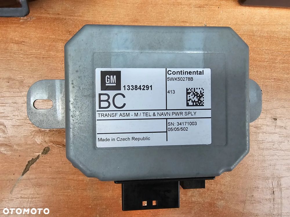 WYŚWIETLACZ RADIO PANEL KLIMATYZACJI OPEL INSIGNIA A PO LIFT KOMPLET 23439111 90802613 - 5