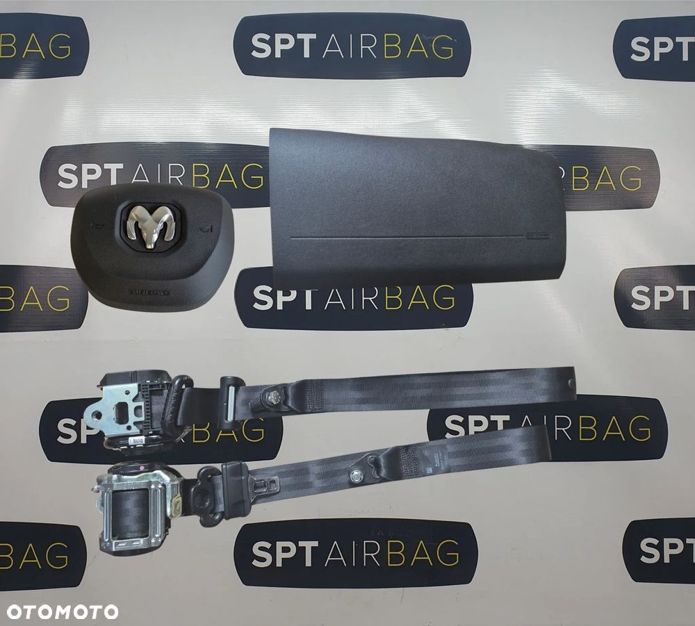 DODGE PROMASTER ZAŚLEPKA PASAŻERA PODUSZKI AIRBAG AIR BAG PASY KIT SET - 1
