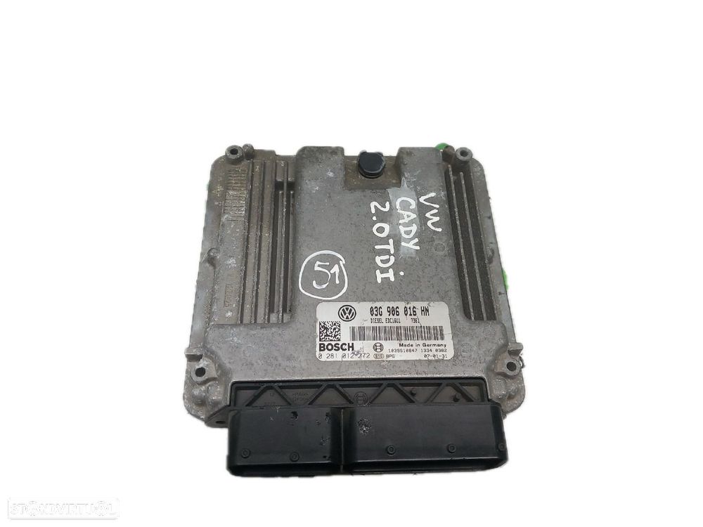 Conjunto Centralina De Ignição (Imobilizador) Volkswagen Caddy Iii Cai - 5
