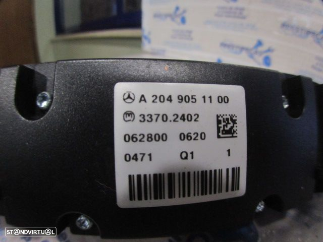 Interruptor A2049051100 MERCEDES W204 S204 2010 C220cdi 170CV 5P PRETO Aquecimento De Bancos E Sensores De Estacionamento - 4