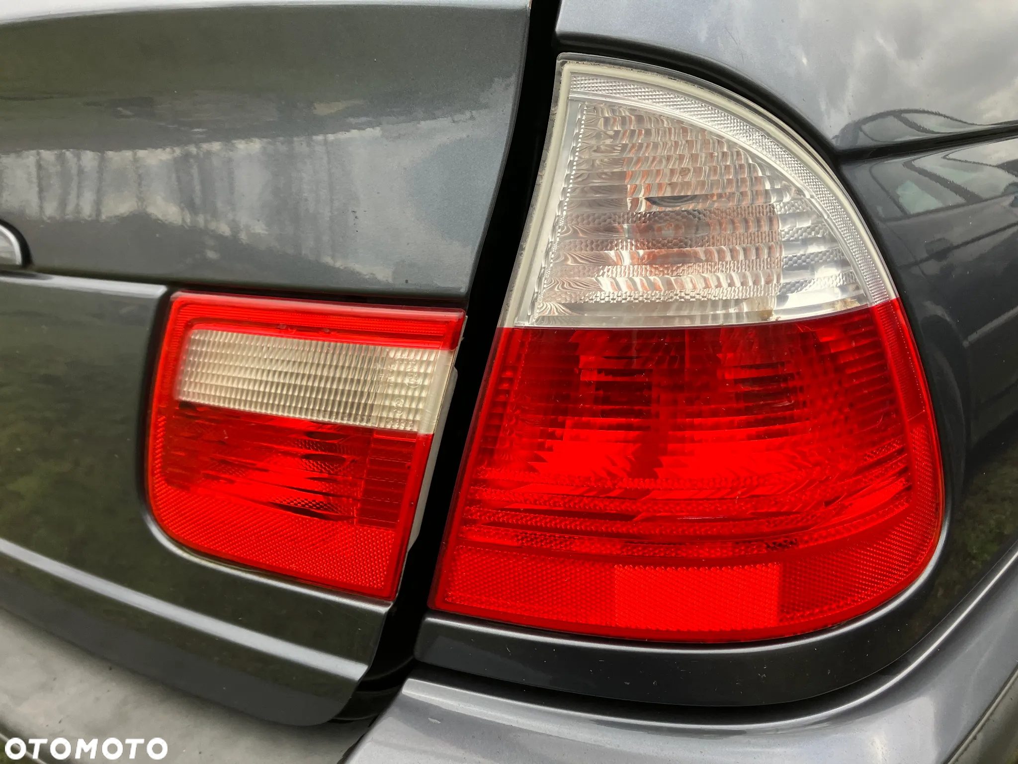 LAMPY TYŁ BMW E46 LIFT KOMBI TOURING KOMPLET LEWA PRAWA W KLAPĘ LAMPA BIAŁY KIERUNEK SUPER STAN - 5