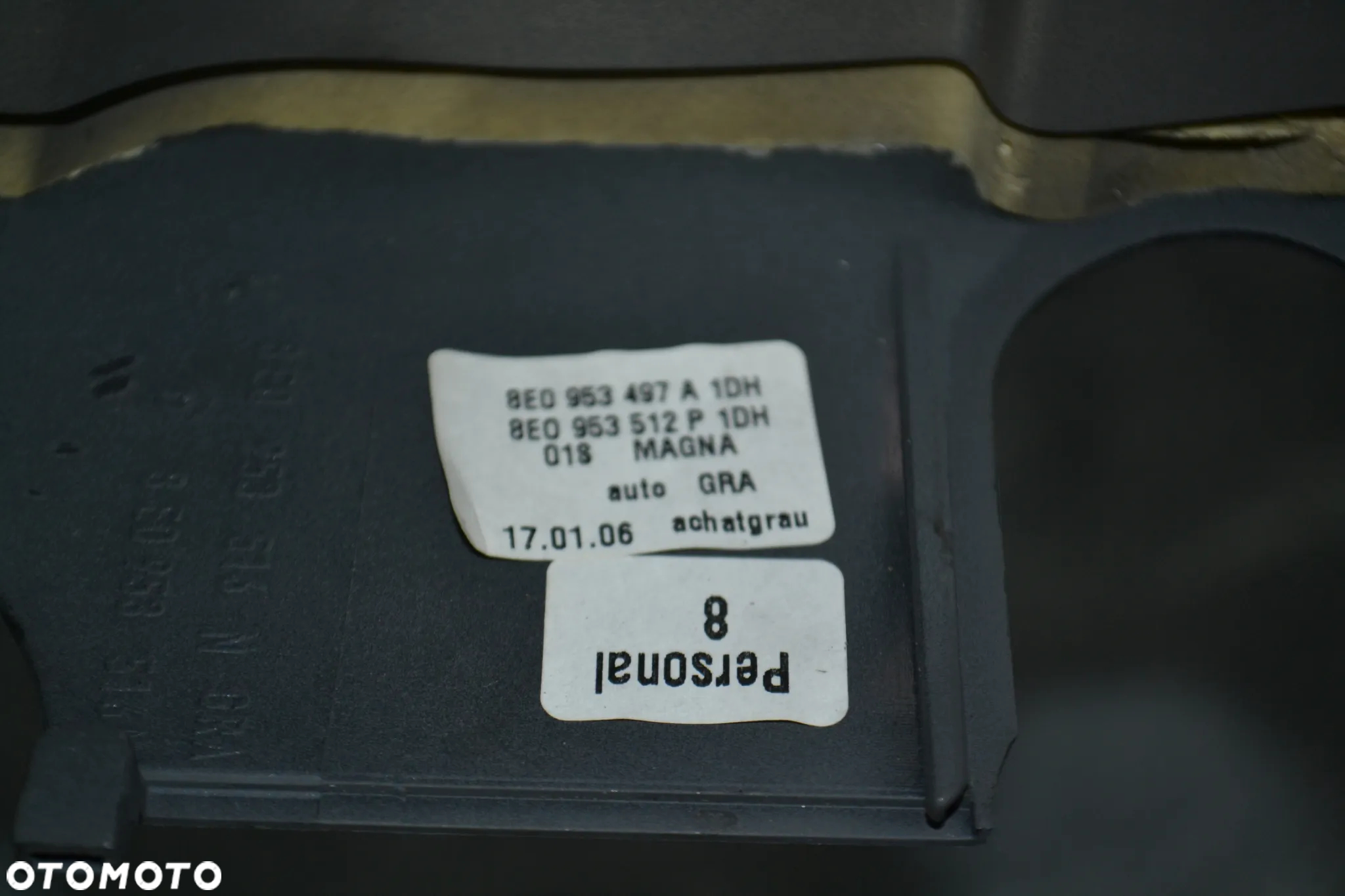 AUDI A4 B6 B7 OBUDOWA OSŁONA KOLUMNY KIEROWNICZEJ STACYJKI MANETEK POD TEMPOMAT 8E0953497A 8E0953515F - 5