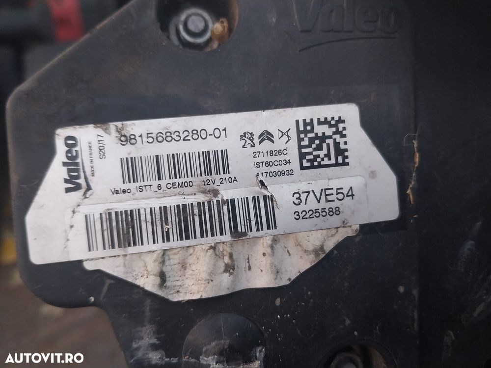 Vând alternator pentru Peugeot/ Citroen 2.0HDI cu start-stop 2013-2024 - 1