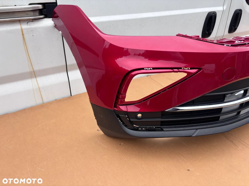 Vw Tiguan II Lift Zderzak Przedni Bordowy Chrom Kratka Zderzaka Dół Zderzaka Kompletny 5NA853665F 5NA807221C 5NA805903H 5NA805901 Pod Czujniki Parkowania - 2