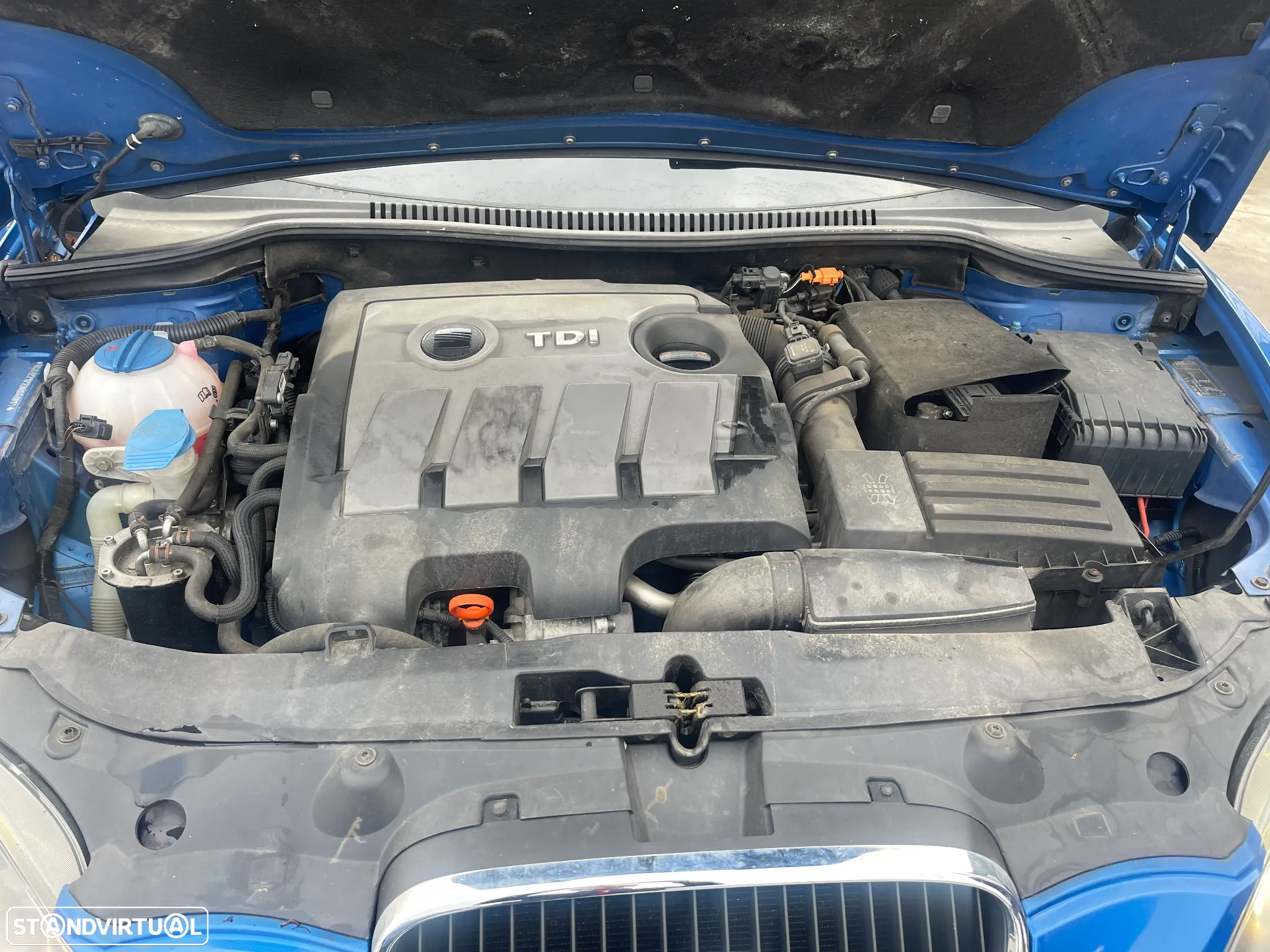 SEAT LEON 1.6 TDI SPORT CAIXA DSG 7 XENON 2012 PARA PEÇAS - 7
