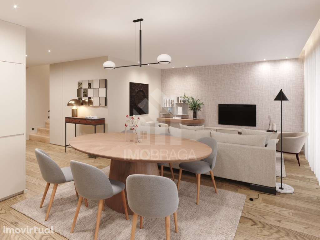 Apartamento T3 Duplex com Logradouro Novo na Sé, em Braga - Grande imagem: 4/17