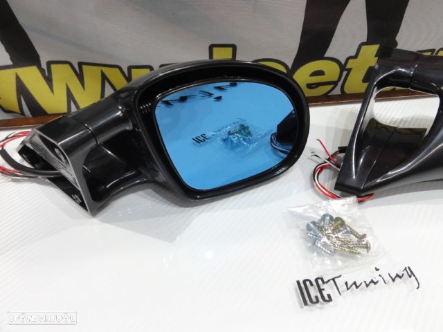 Espelhos Universais estilo BMW E36 M3 ELETRICOS 3 fios com vidro anti encandeamento - 6