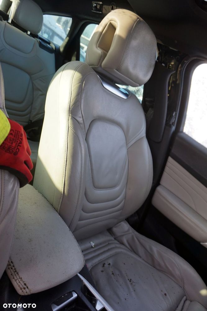 FOTELE FOTEL PRZEDNI LEWY PRAWY KANAPA WNĘTRZE DS5  GRZANE MASAŻ JASNA SKÓRA CITROEN 2011-2015 - 1