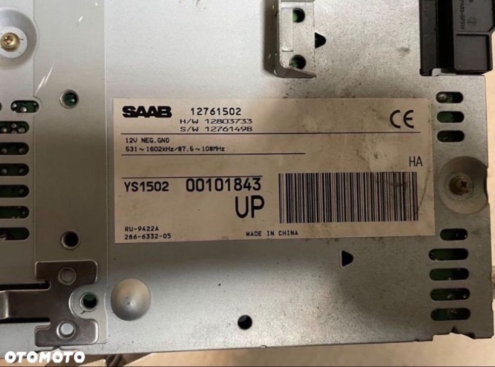 12761502 tuner radia Saab 9-3 II 2 - 4