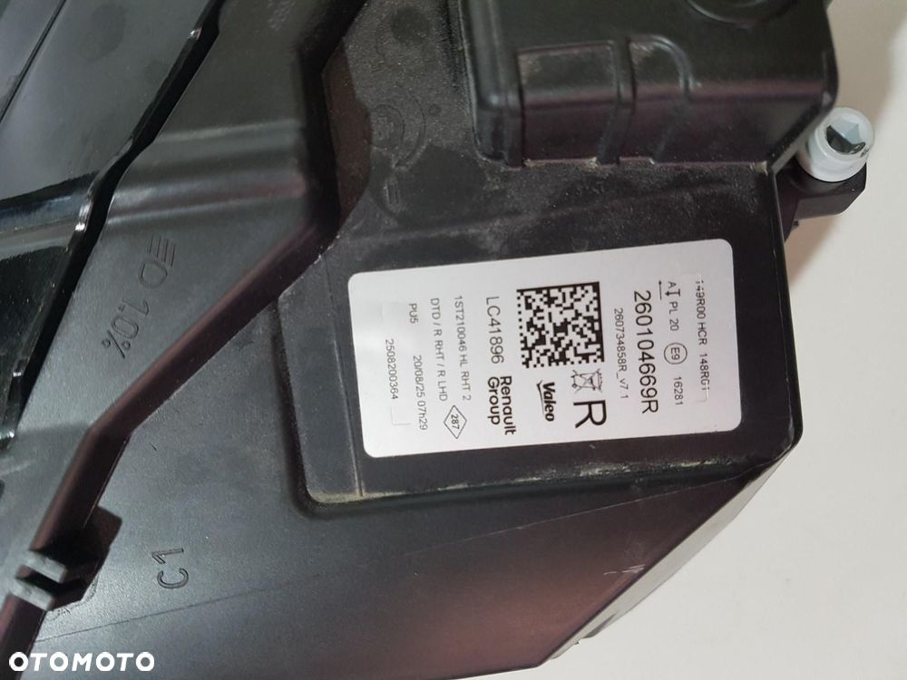 RENAULT V 5 E-TECH 24- LAMPA PRZÓD PRZEDNIA PRAWA LED 260104669R EU ORYGIN - 6