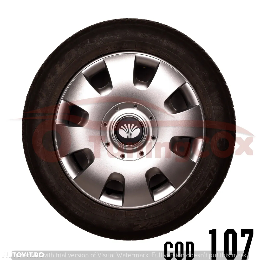 Capace roti DAEWOO r13  la set de 4 buc ,Capace janata aliaj - 5