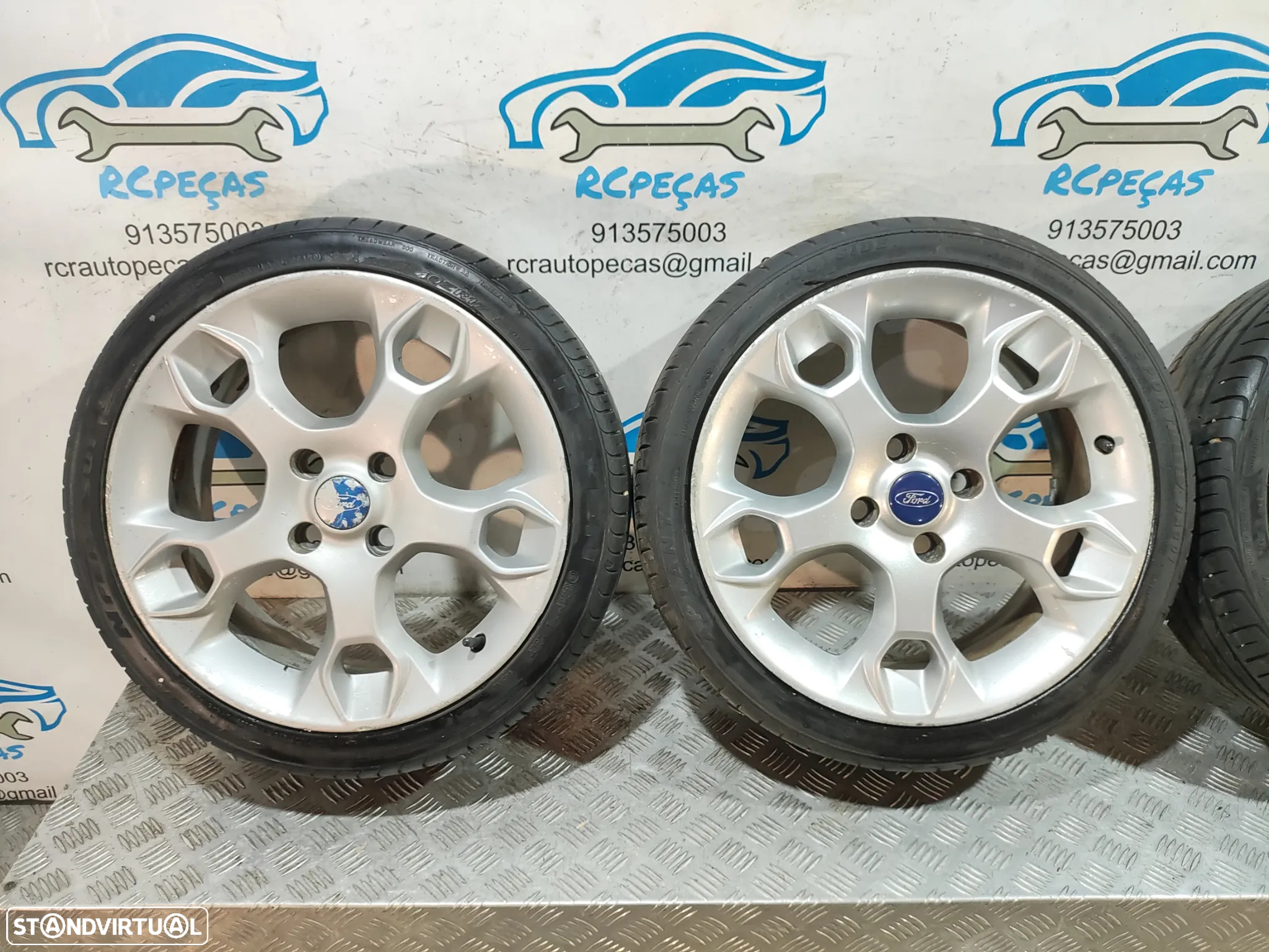 Conjunto Jantes 17 Originais Ford Fiesta Mk7 VII 7 J ET47,5 4x108 - 5