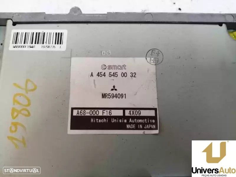 MODULO ELECTRONICO SMART FORFOUR 2005 -A4545450032 - 3