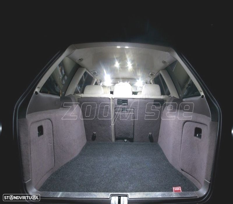 KIT 18 LAMPADAS LED INTERIOR PARA AUDI A4 S4 B5 AVANT WAGON 96-01 - 5