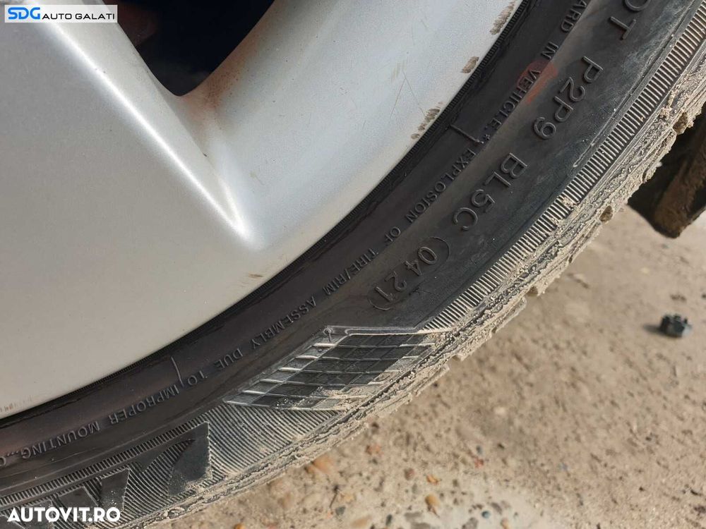 Set 4 Jante Roti Aliaj 5x100 215 45 16 R16 Anvelope Vara Dot 2021 Skoda Fabia 1 2000 - 2007 - 3