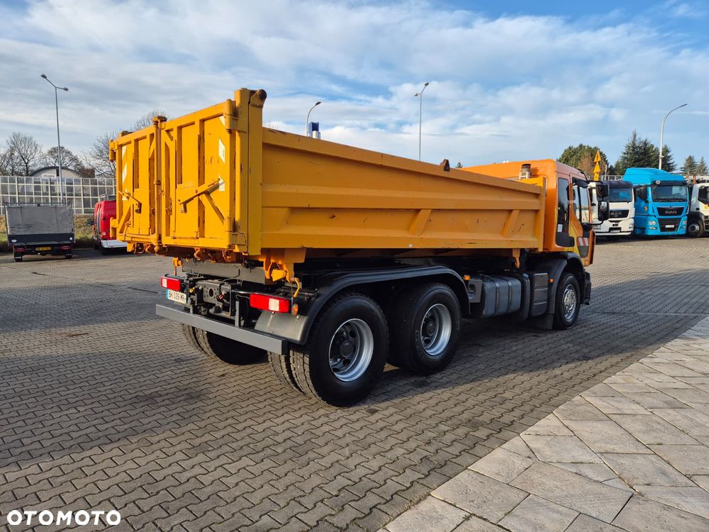 Renault PREMIUM DXI LANDER D 370 / 6X4 / WYWROTKA TYŁ / HYVA / HYDROBURTA Z BOKU / CZOŁOWNICA / NISKI PRZEBIEG / BEZWYPADKOWY / 6X4 / EURO 4 - 14