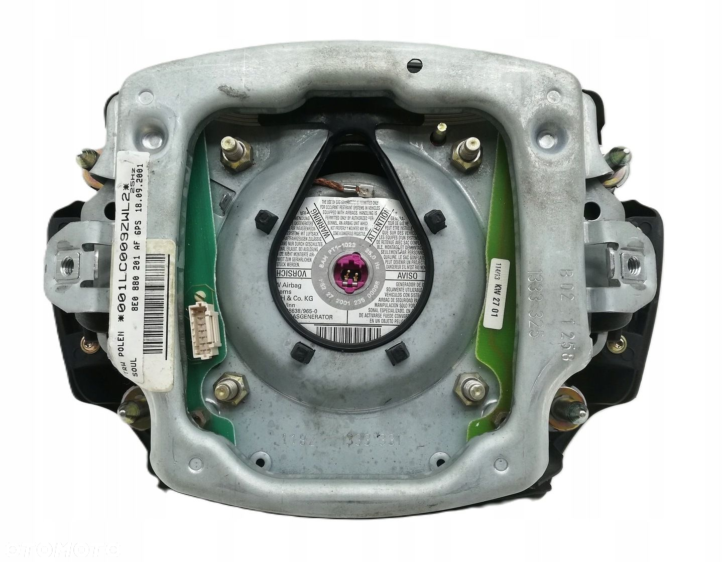 PODUSZKA AIRBAG KIEROWCY MULTIFUNKCYJNA AUDI A6 C5 - 5