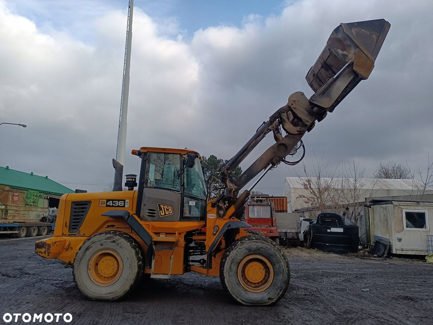 ŁADOWARKA KOŁOWA PRZEGUBOWA JCB 436 HT 2007 Łyżka Wysokiego Wysypu - 4