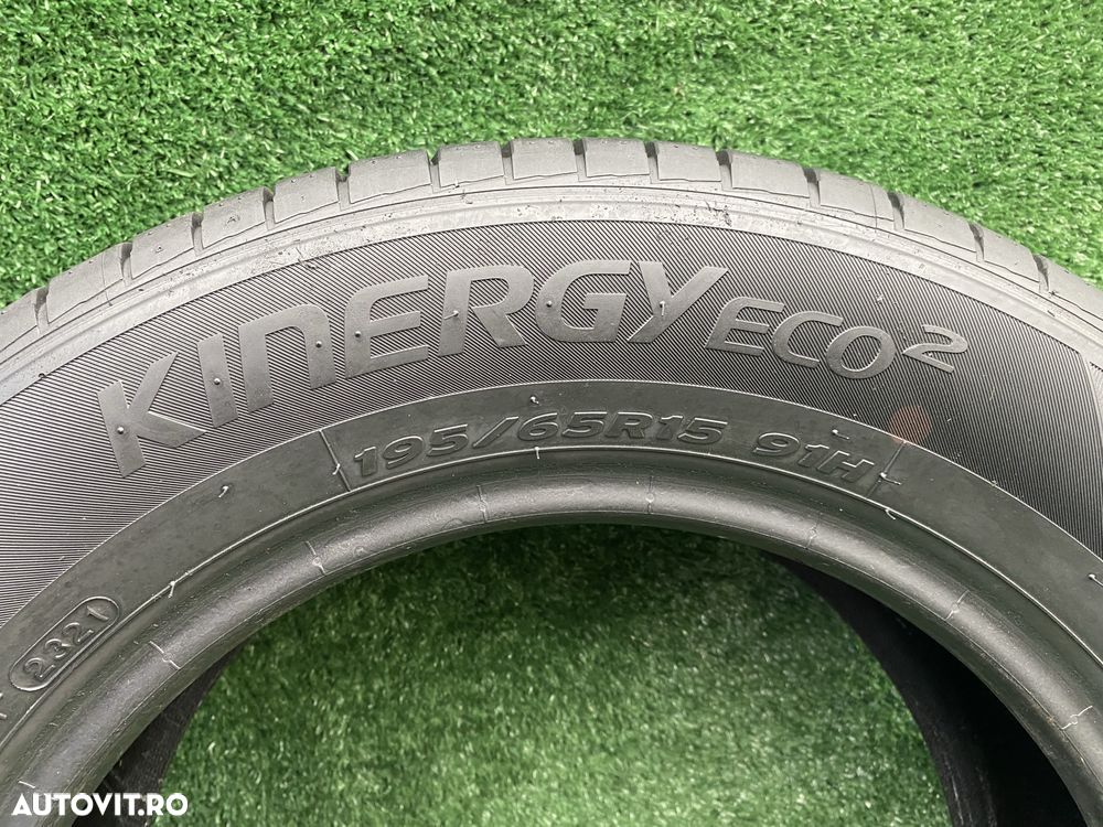Set 4 anvelope vara  Hankook Kinergy Eco2   196 65 R15 91H Dot 2321 Profil 6.15- 5mm - 4