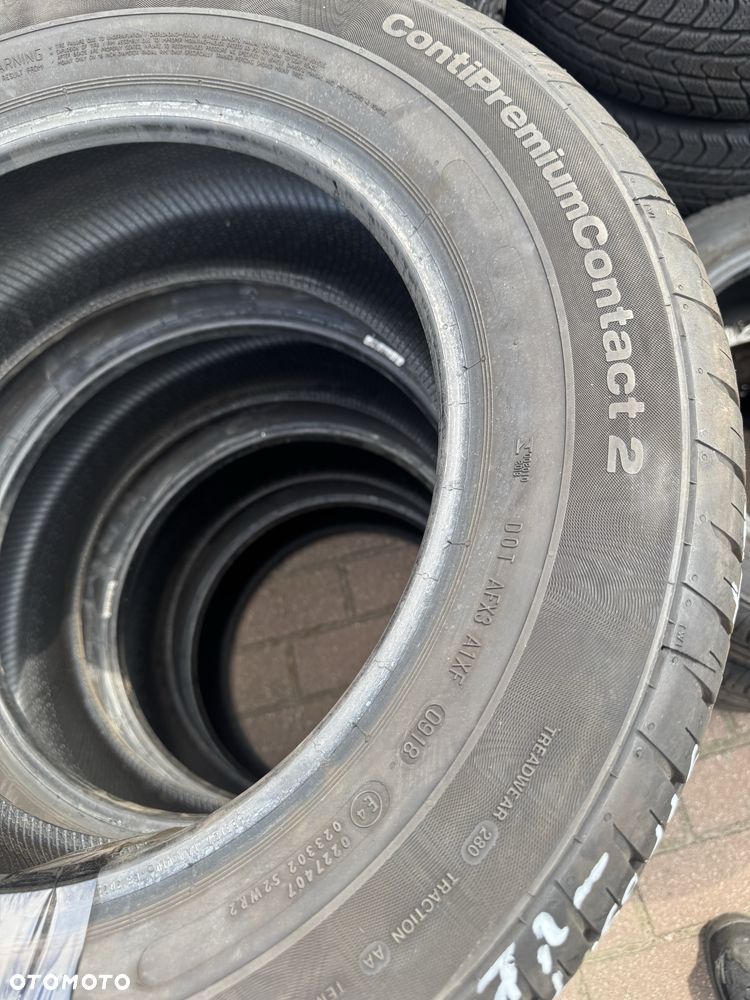 Komplet opon letnich 225/60/16 CONTINENTAL Używane F-Vat - 4