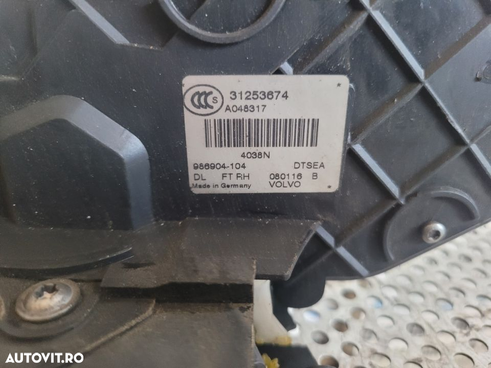 Broasca Blocator Incuietoare Usa Fata Spate Volvo V70 XC70 An 2007-2016 Volan Stanga - 6