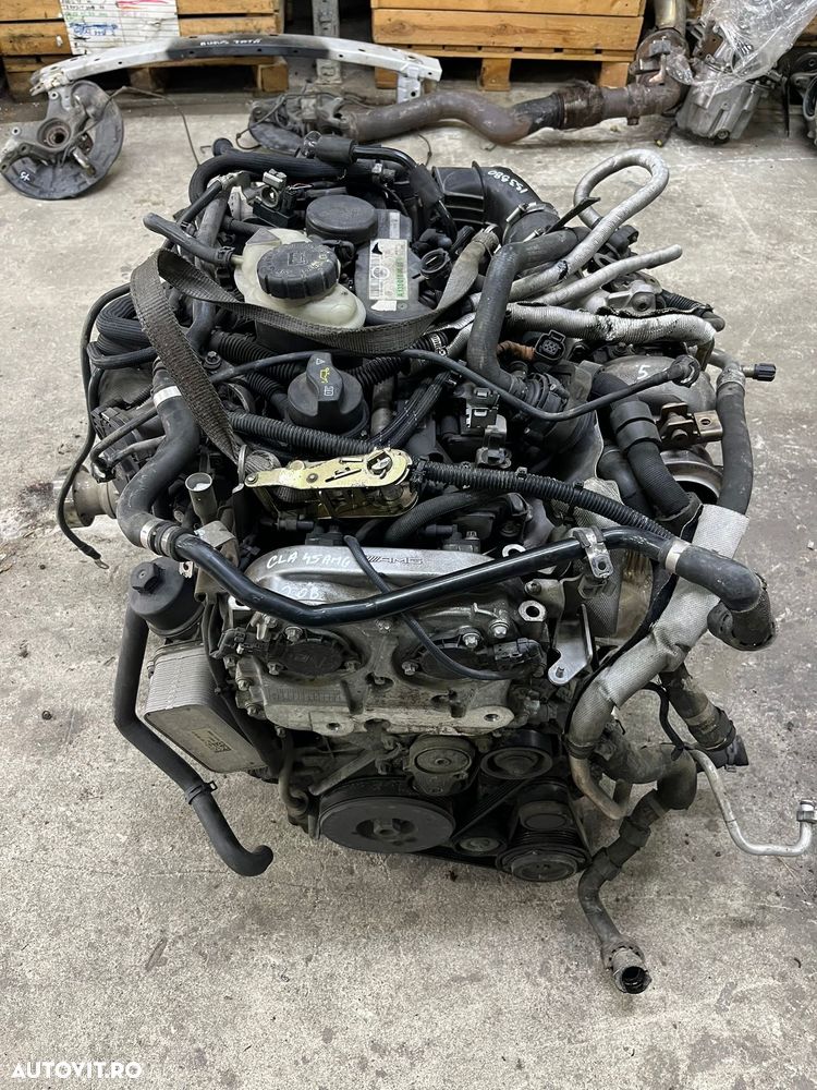 Motor complet 2.0 benzina biturbo MERCEDES A-class W176 sau CLA 45 AMG an 2014-2018 cod 133980