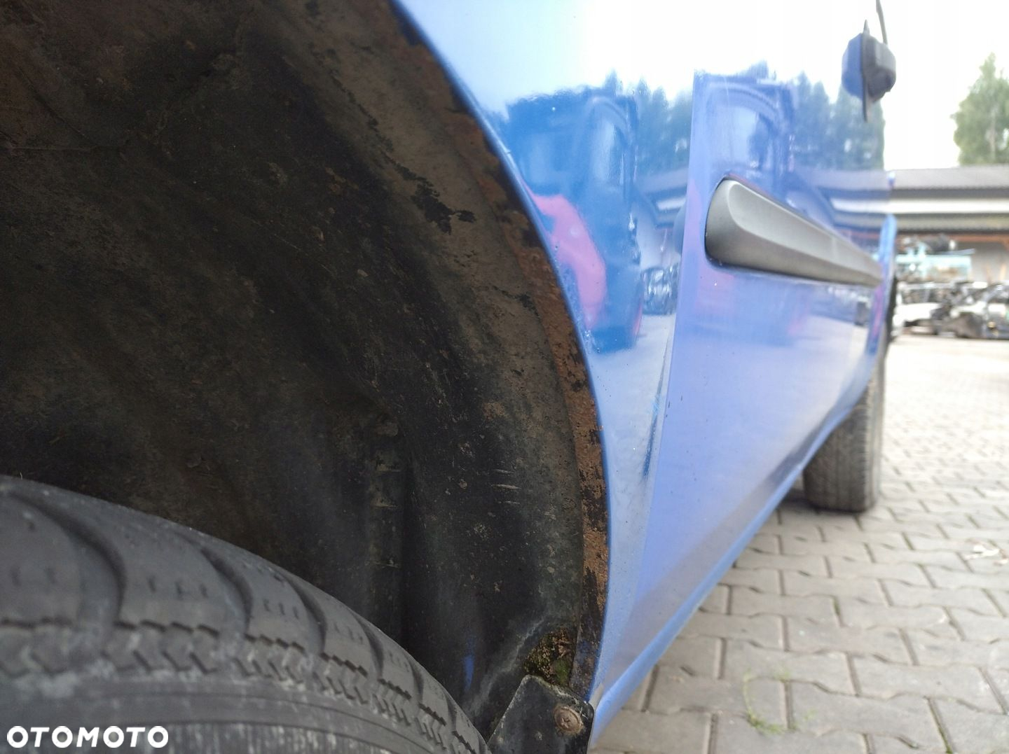 FIAT DOBLO I 1 BŁOTNIK PRZÓD LEWY 2000-2005 451 BLU CAPRI NIEBIESKI - 3