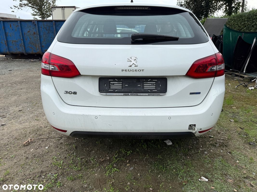 PEUGEOT 308 II SW KOMBI 2016R ZDERZAK TYŁ TYLNY KOMPLETNY EWPB - 1