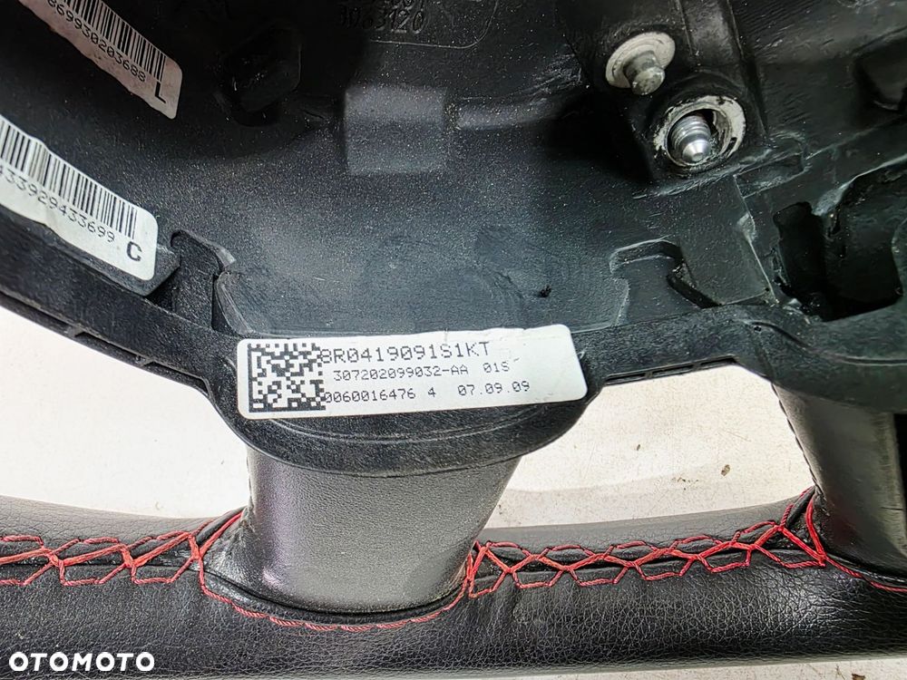 KIEROWNICA SKÓRA AUDI A3 8P A4 B8 A5 8T Q5 8R 8R0419091S 1KT 9/26 OBSZYTA - 8