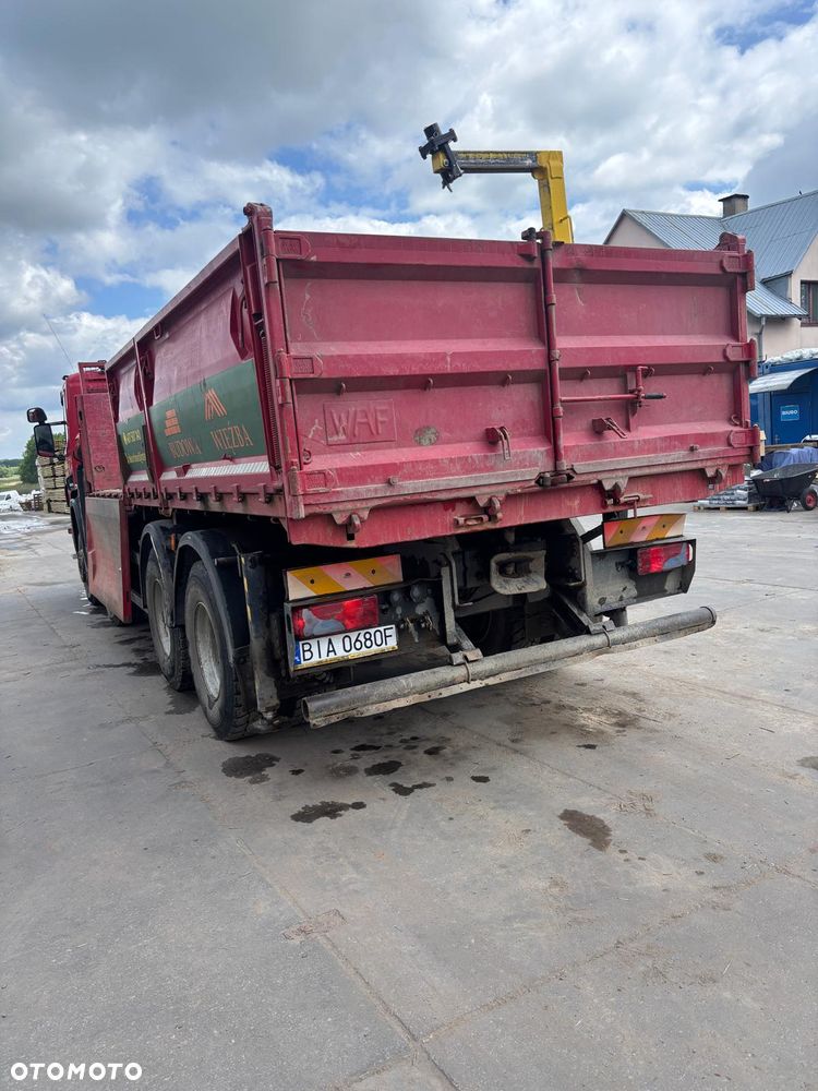 Scania P400 * WYWROTKA 6,20 + HDS PALFINGER PK 27001 * 8X4 - 9