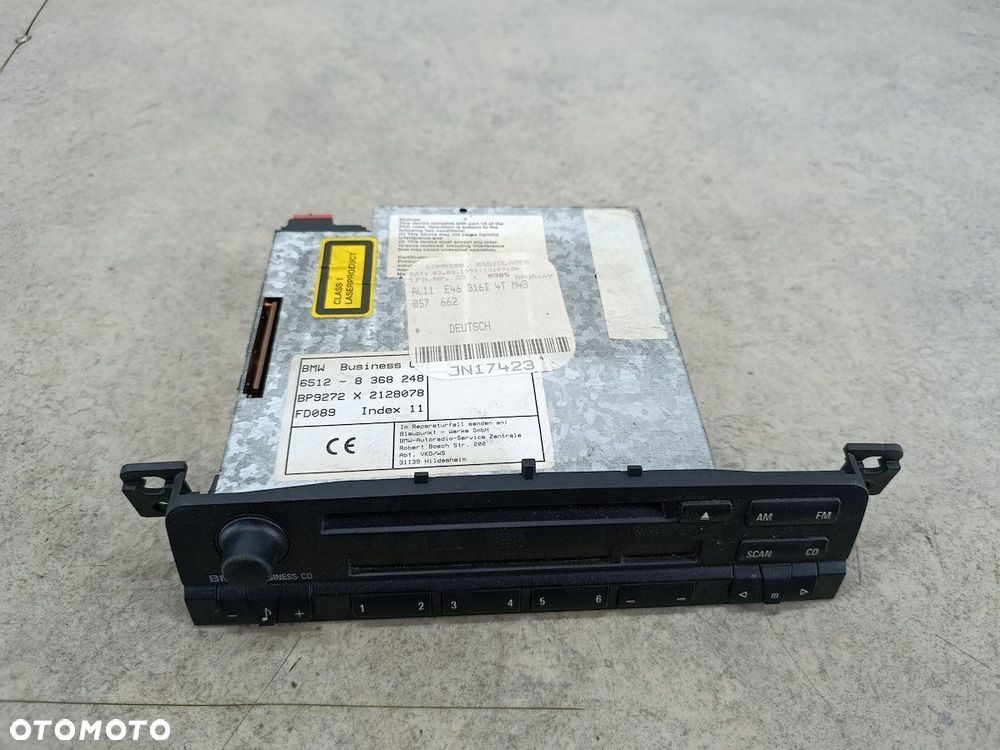 RADIO FABRYCZNE BMW 3 E46 FL 8368248  7649272042  BLAUPUNKT - 2