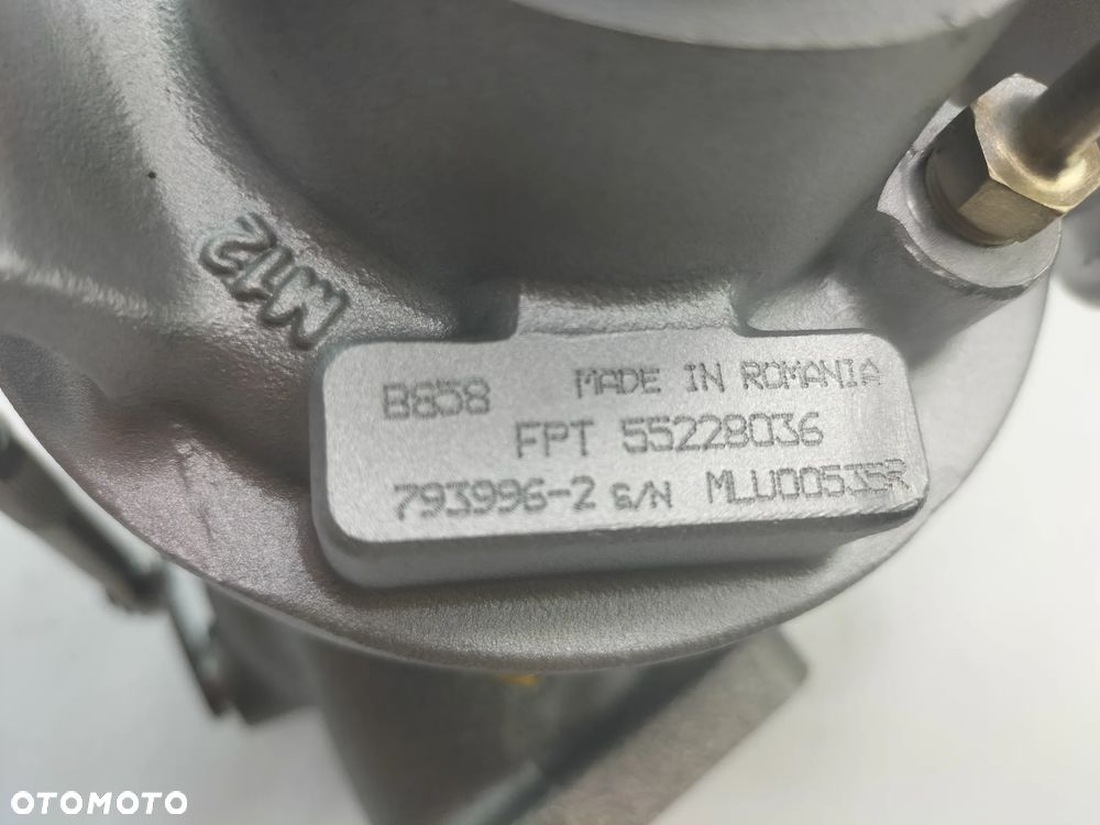 Turbosprężarka Turbo Fiat Punto III 135 KM 793996-0002, 793996-0003, 793996-0004, 55228036 71724489 55248412 - 4