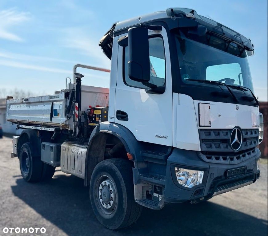 Mercedes-Benz Arocs 1832 4x4 | WYWROTKA MEILLER | HDS FASSI F120 | 123.000 km - 2